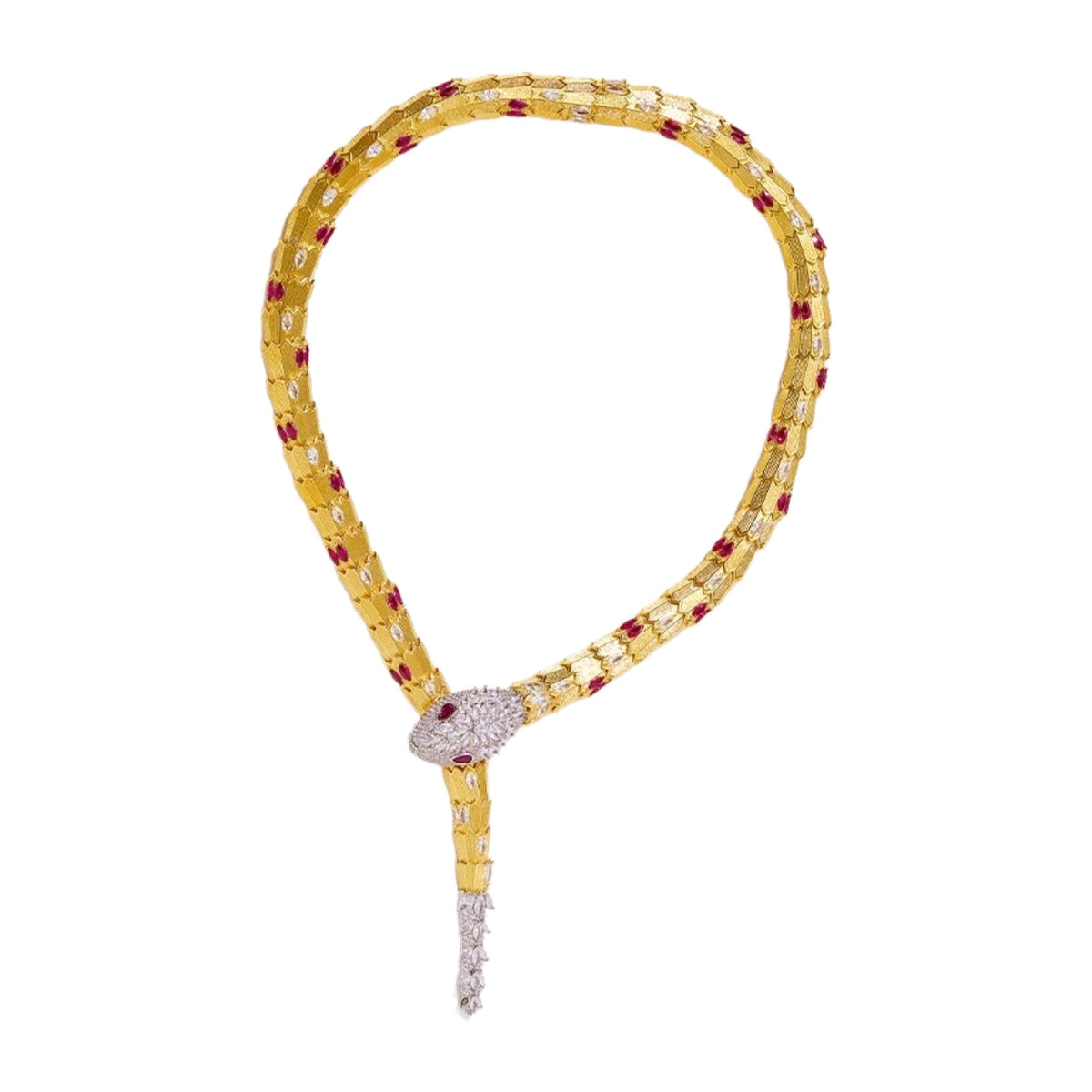 Éléonore 14K Gold Snake Necklace