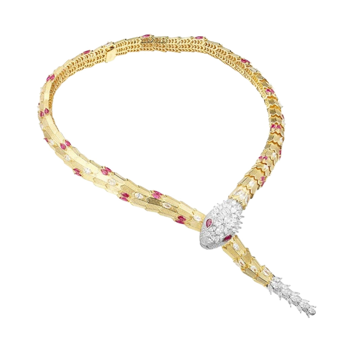 Éléonore 14K Gold Snake Necklace