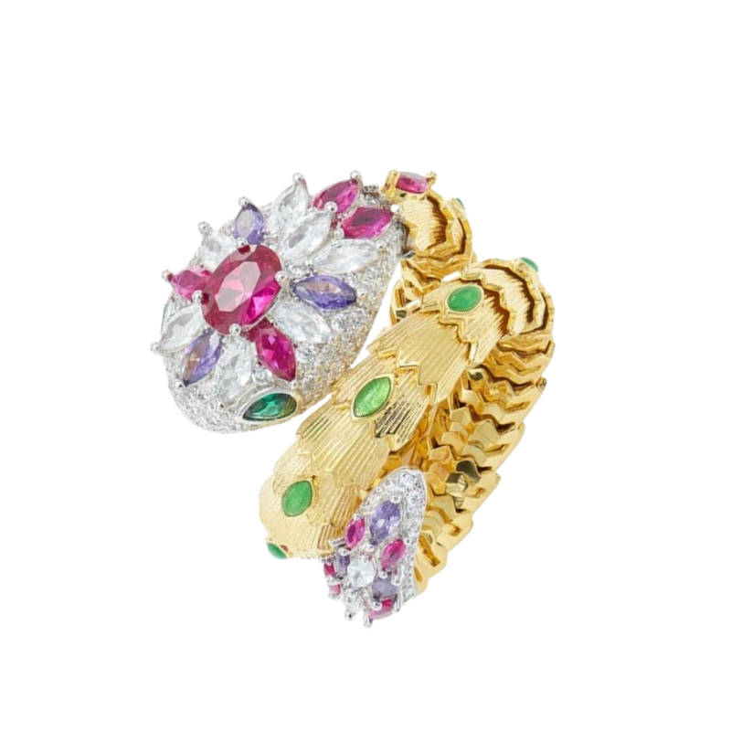 Éléonore 14K Gold Snake Open Ring
