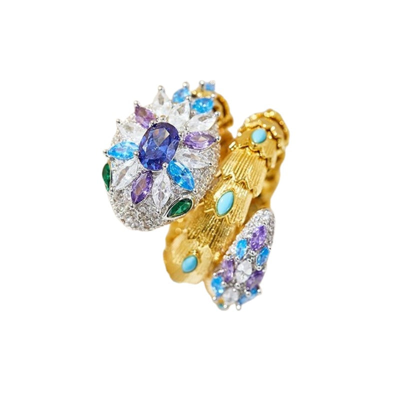 Éléonore 14K Gold Snake Open Ring