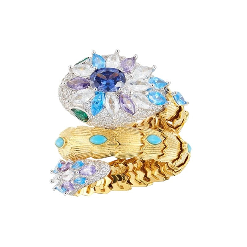 Éléonore 14K Gold Snake Open Ring