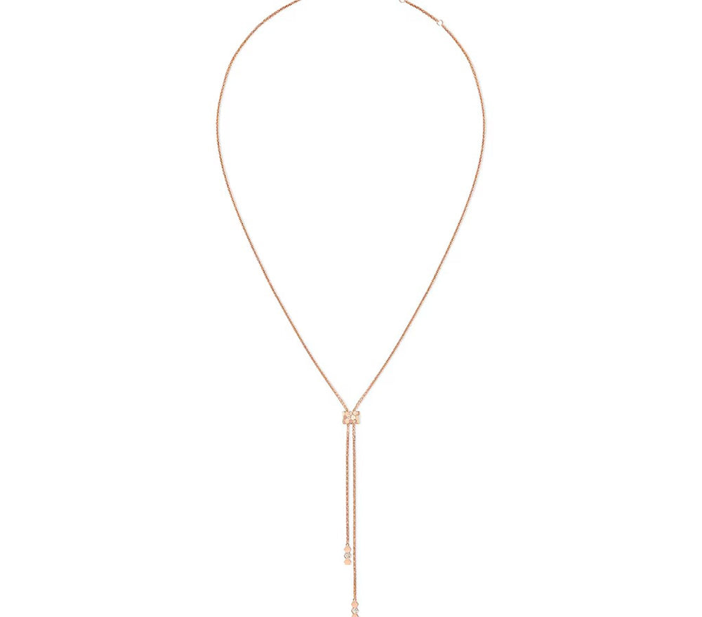 Elflind 14K Gold Hexagonal Honeycomb Necklace