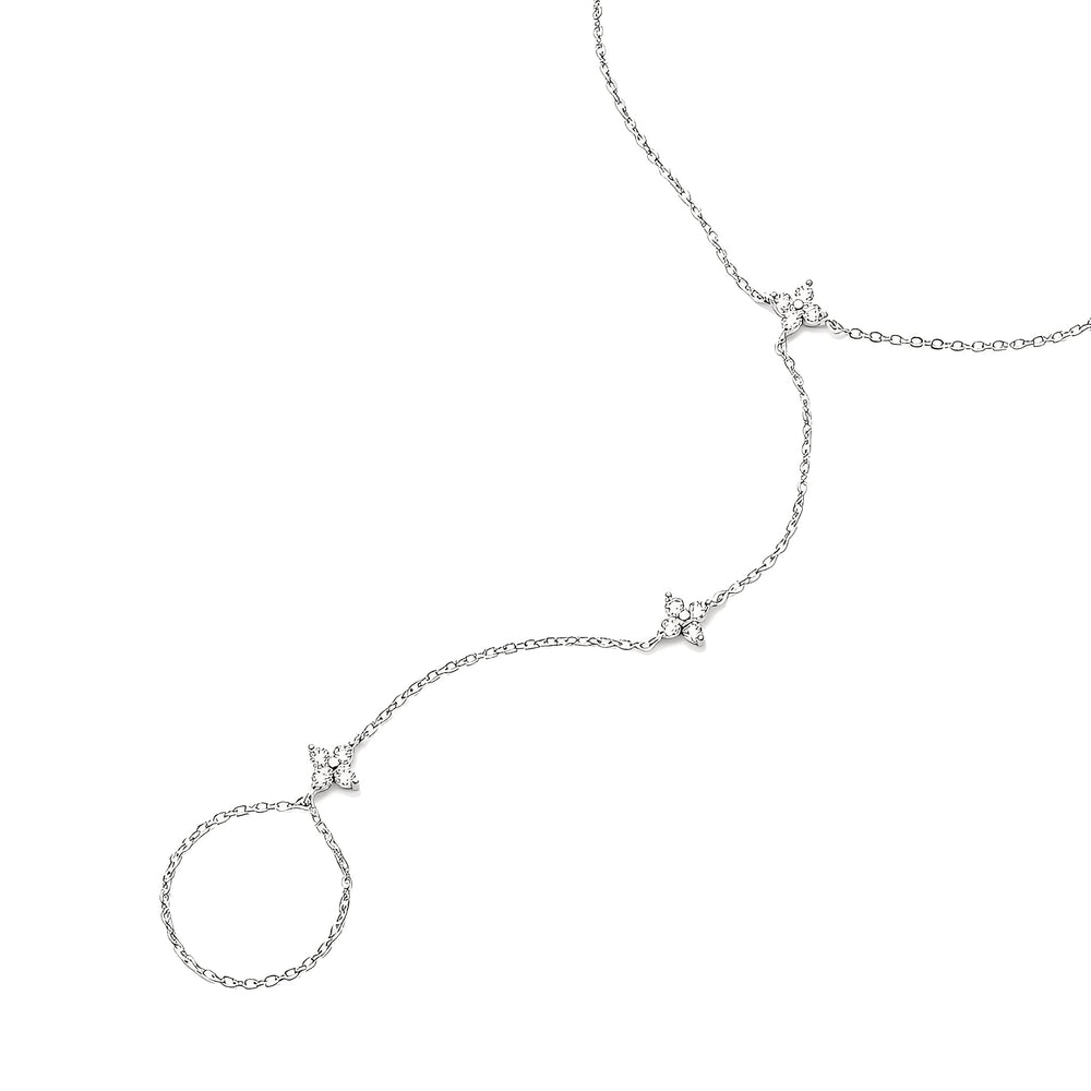 Elfriede White Floral Bracelet