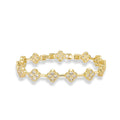 Elke 14K Gold Trèfle Bracelet