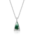 Éloïse Moss Green Teardrop Necklace