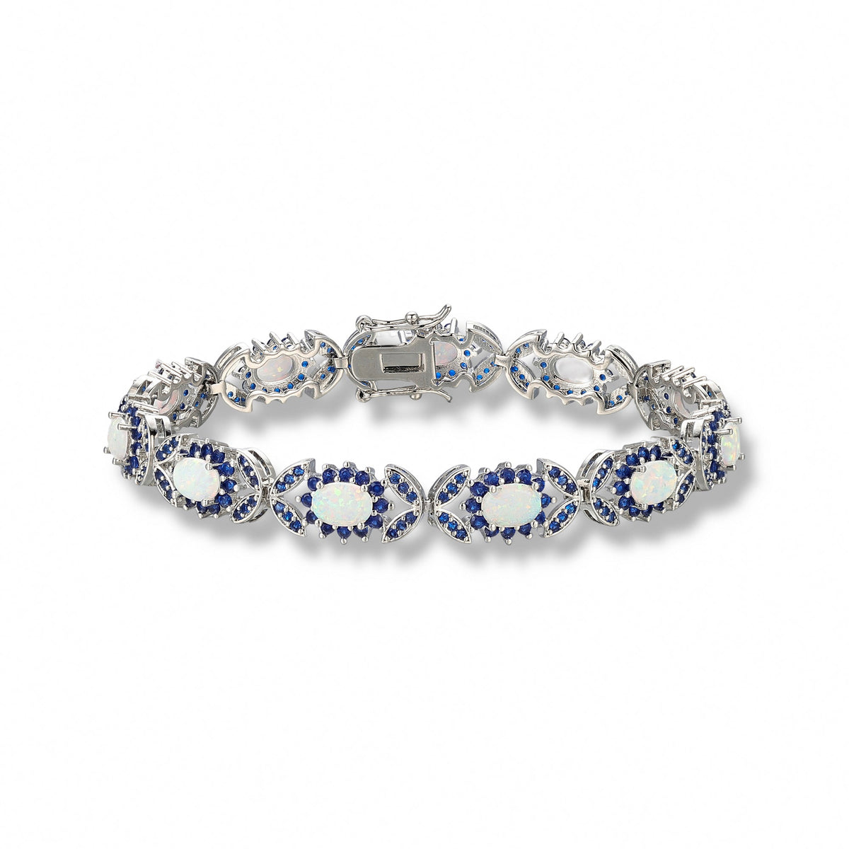 Elvira White Opal Butterfly Bracelet