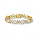 Elvira White Opal Butterfly Bracelet