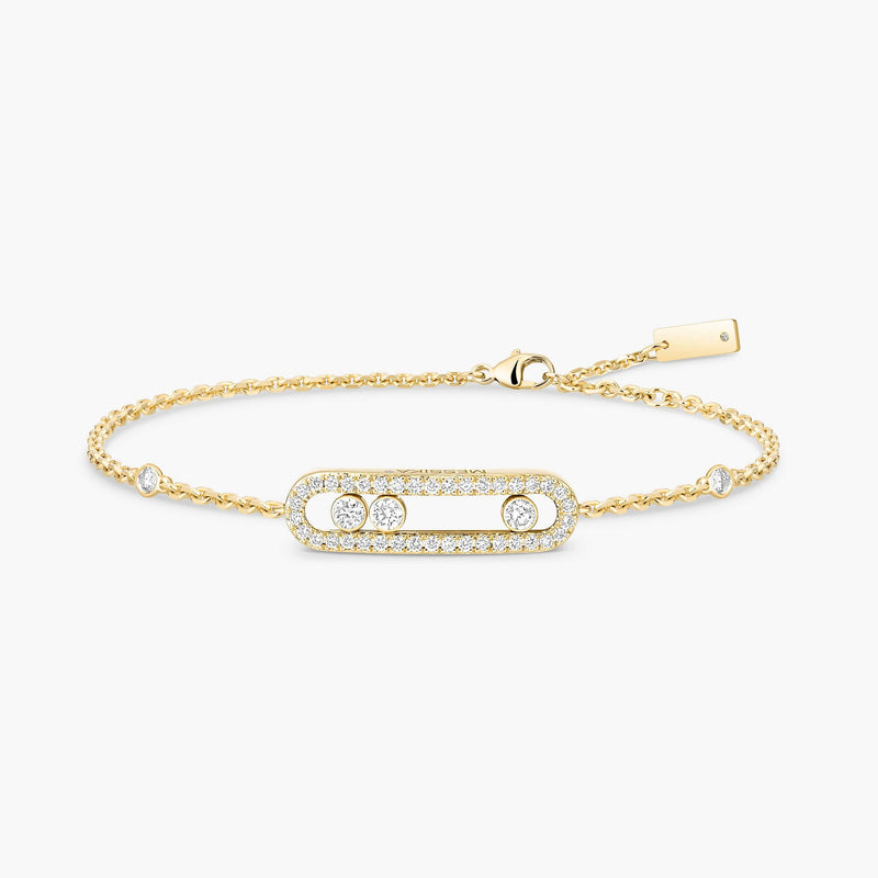 Brinhild 14K Gold Paperclip Bracelet