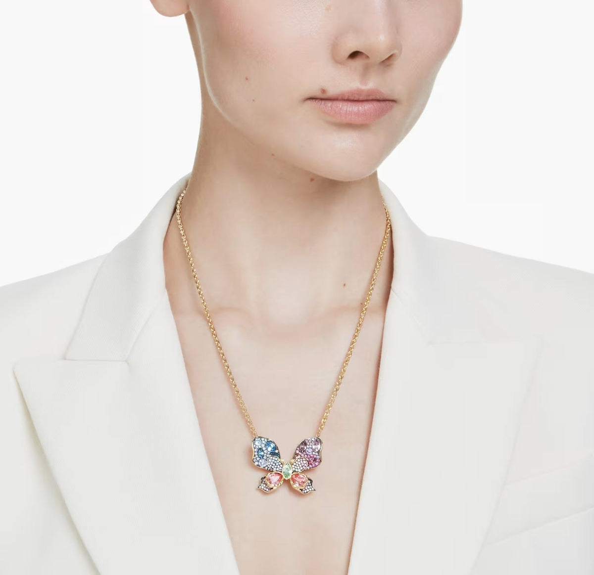 Emilia Multicolor Butterfly Necklace