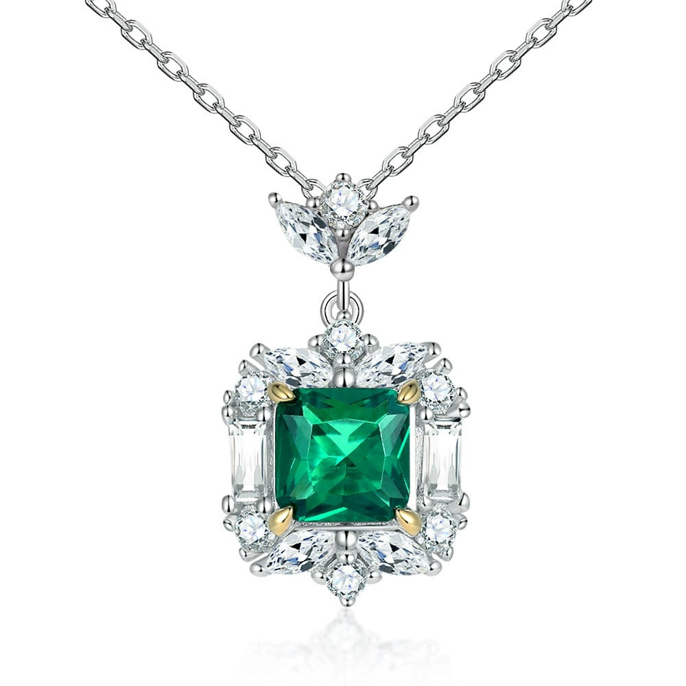 Éoleine Green Square Jewelry 3-Piece Set