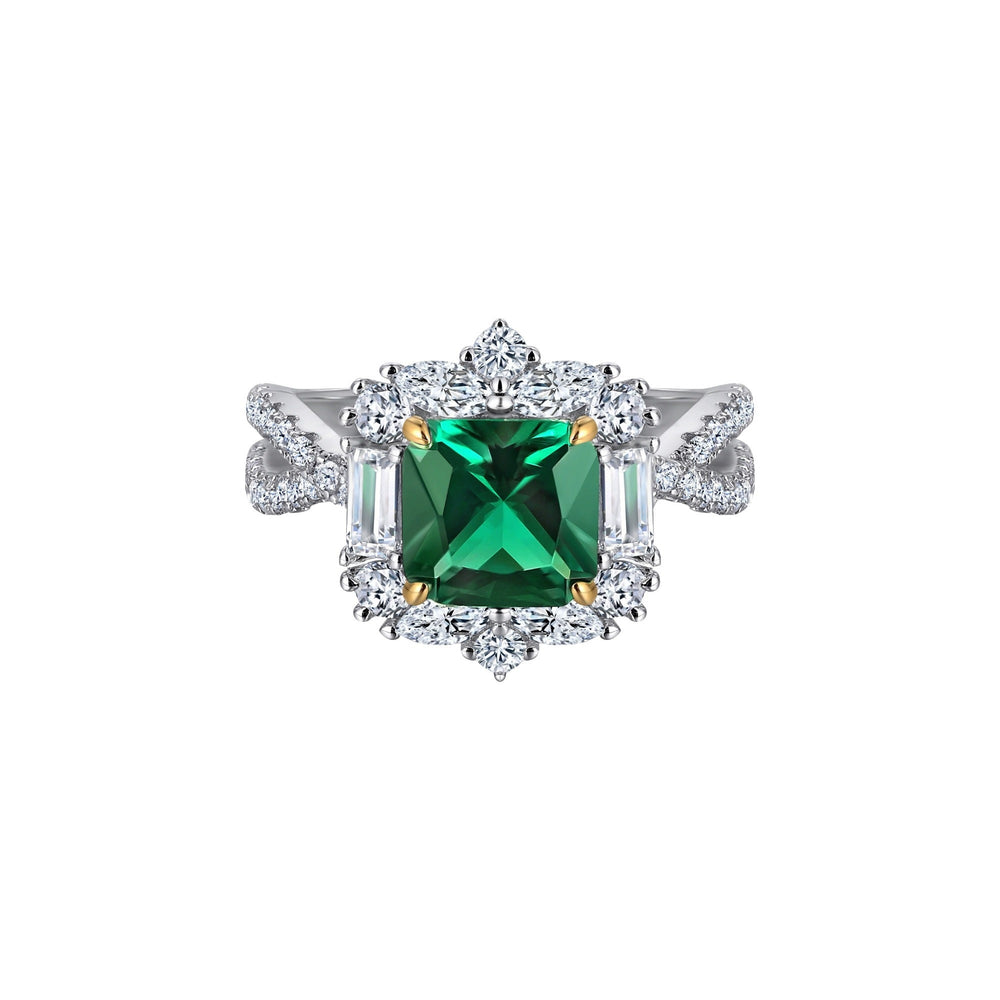 Éoleine Green Square Jewelry 3-Piece Set