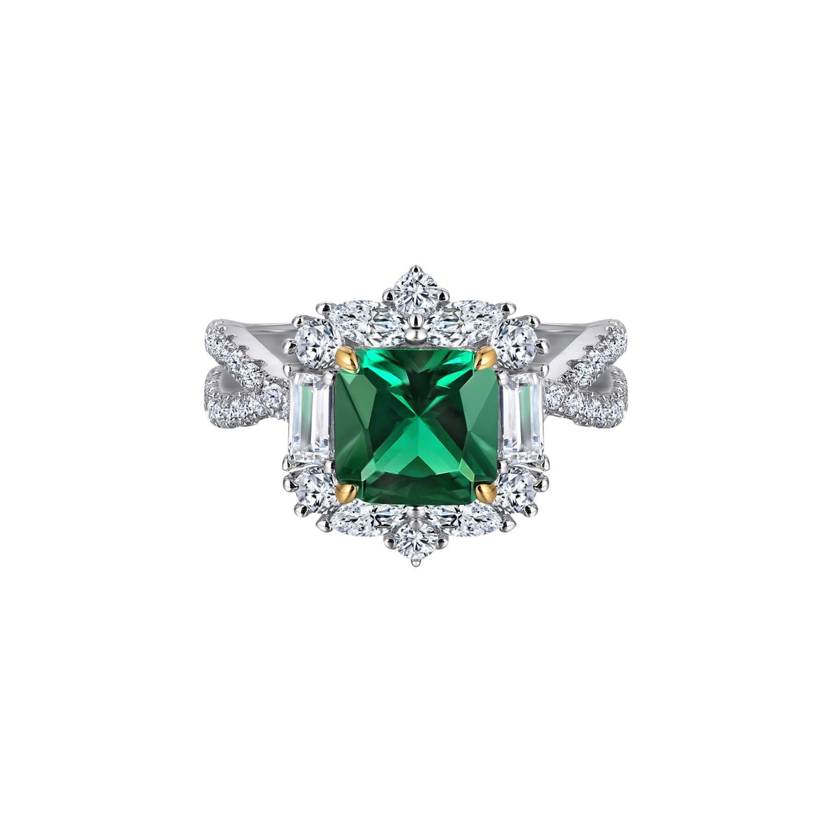 Éoleine Green Square Jewelry 3-Piece Set