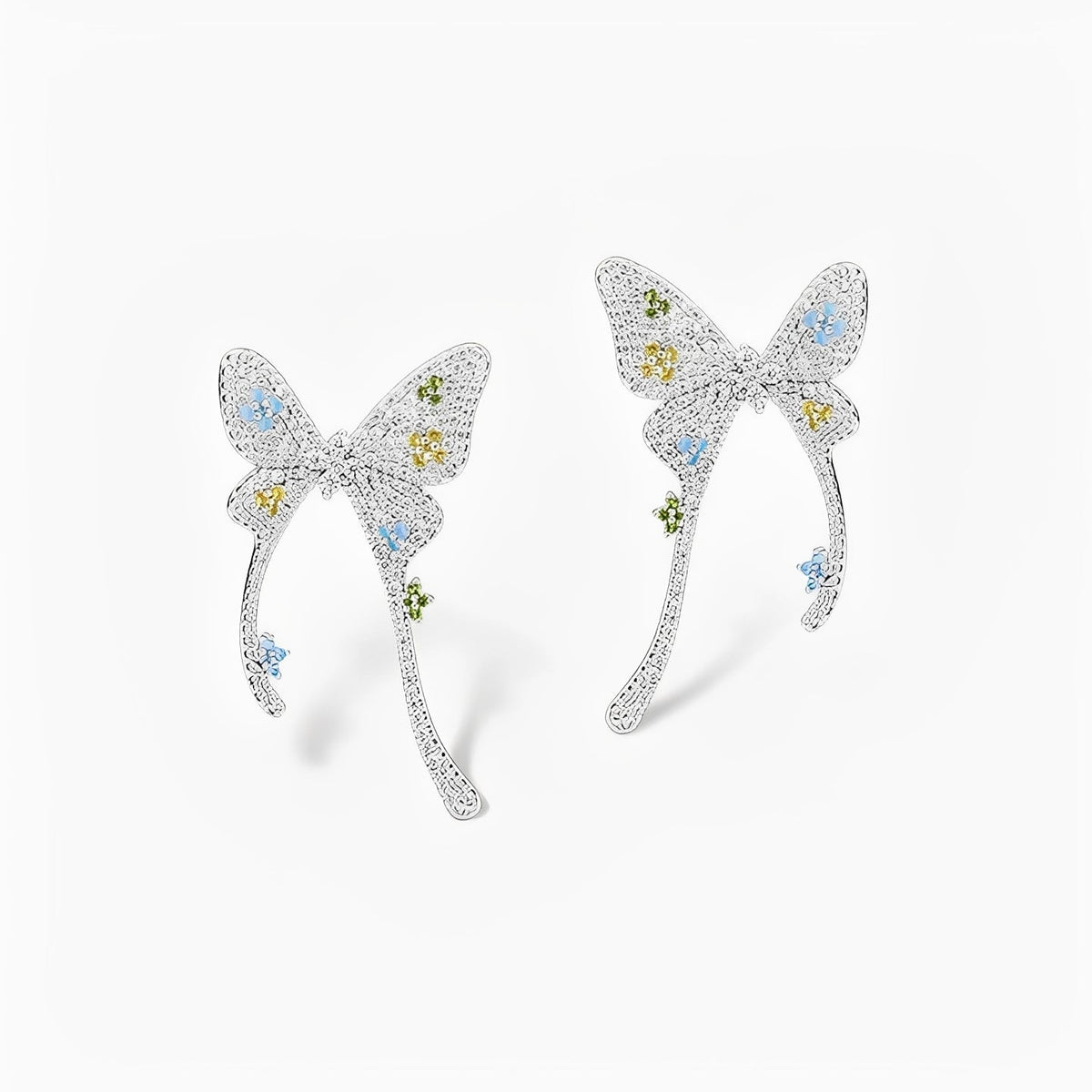 Épais Multicolor Butterfly Earrings