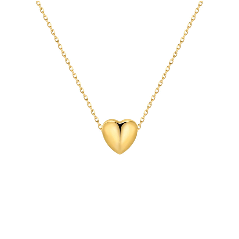 Erhild 18K Gold Heart Necklace