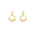 Erika 14K Gold Floral Earrings