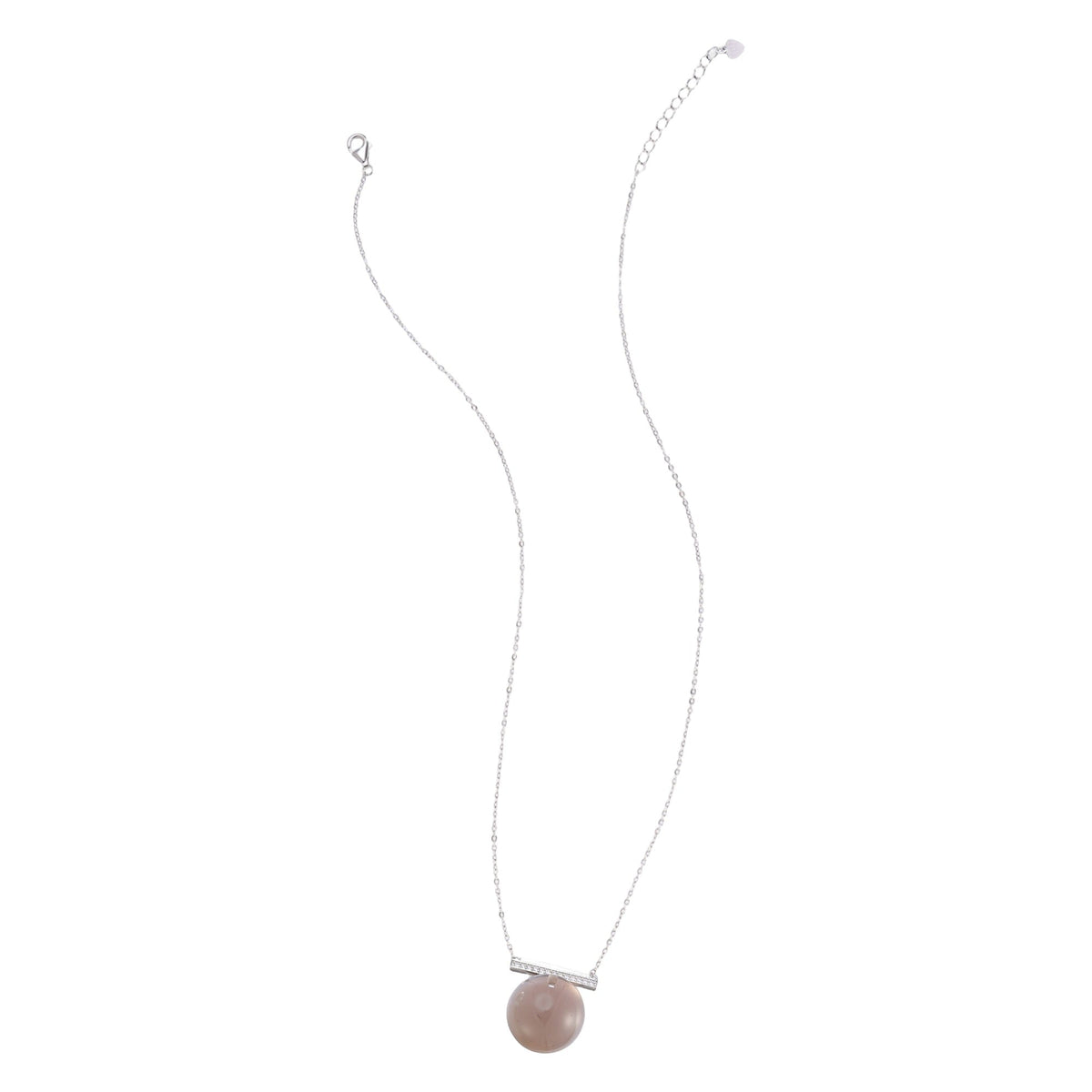 Erswind Spherical Smoky Quartz Necklace