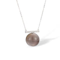 Erswind Spherical Smoky Quartz Necklace