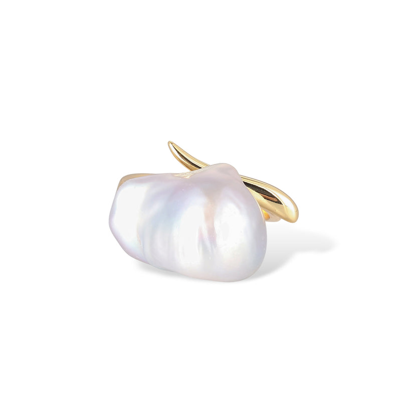 Éternité Baroque Iridescent Pearl Open Ring