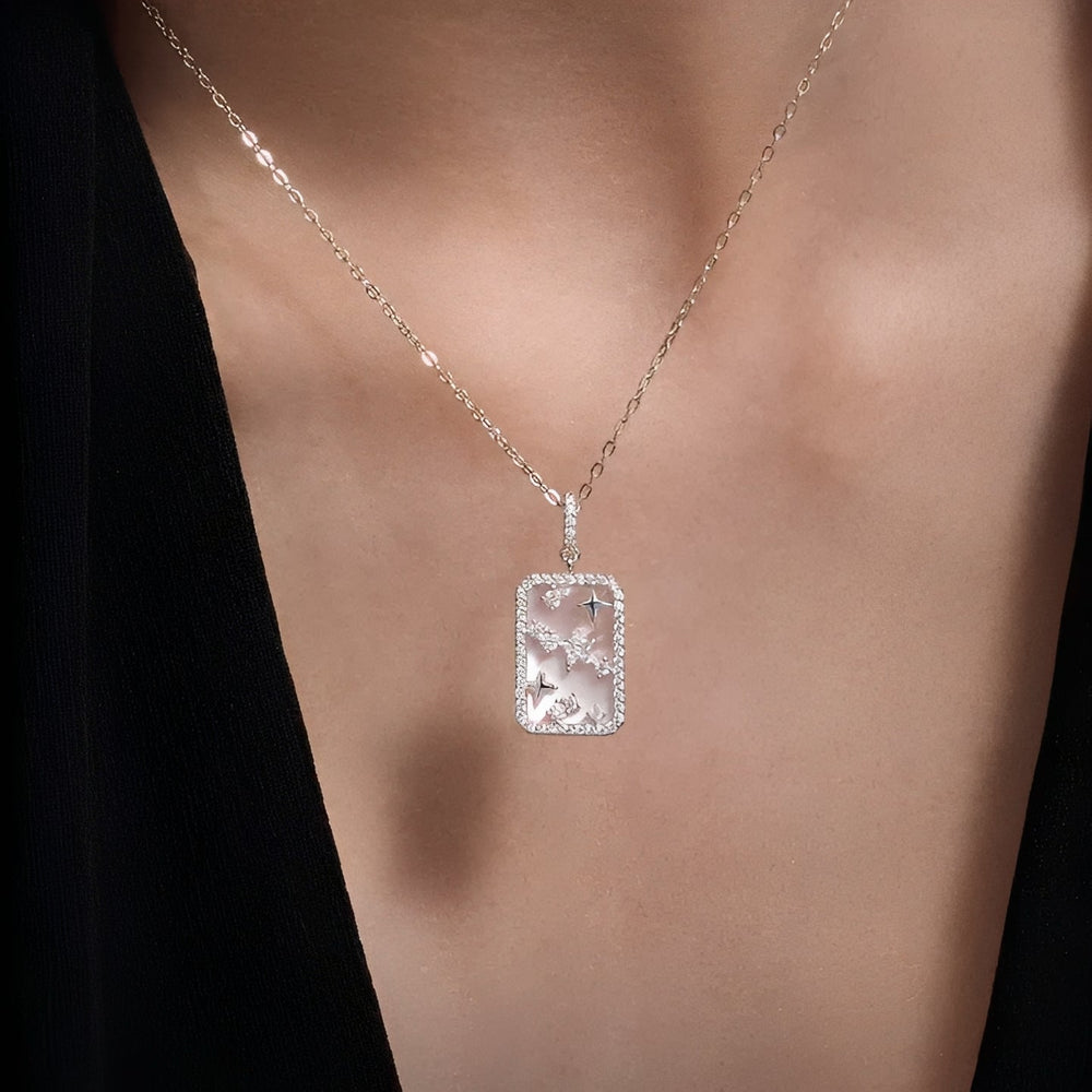 Étoilé White Star Necklace