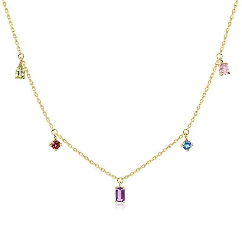 Eulalie Multicolor Fancy Shapes Necklace