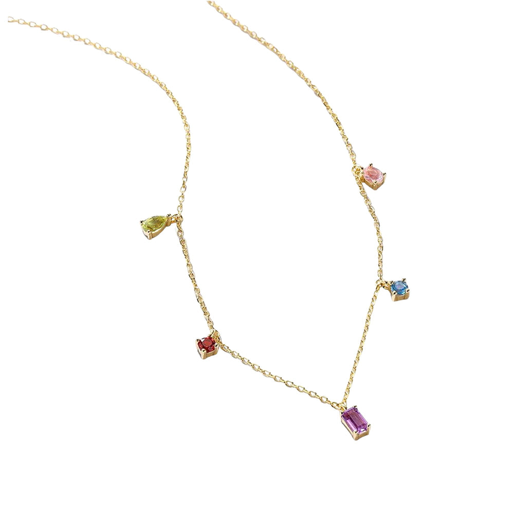 Eulalie Multicolor Fancy Shapes Necklace