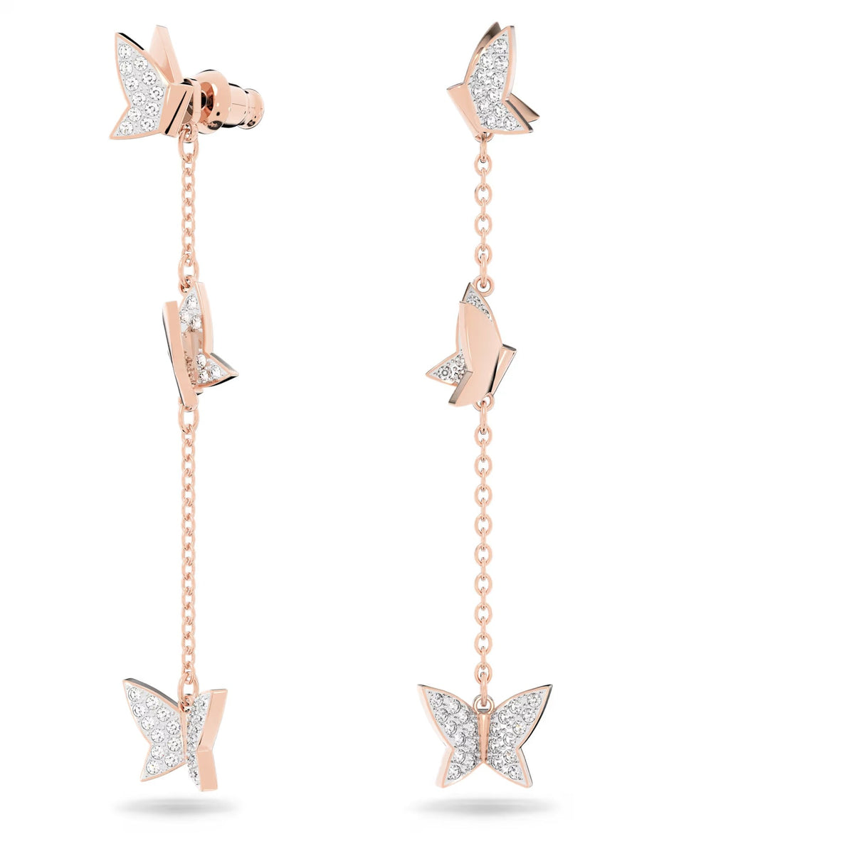 Fabia Butterfly Drop Earrings