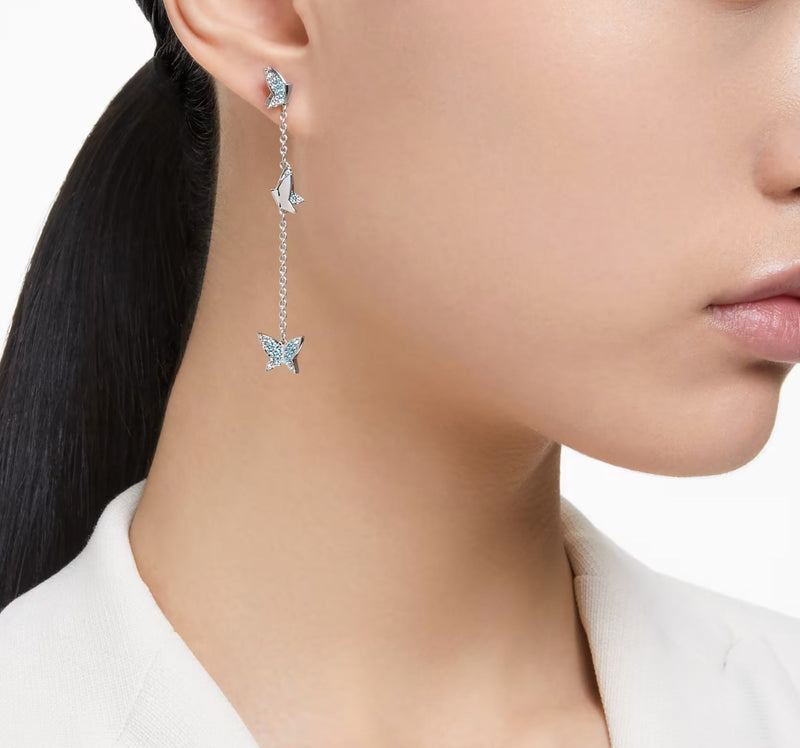 Fabia Butterfly Drop Earrings