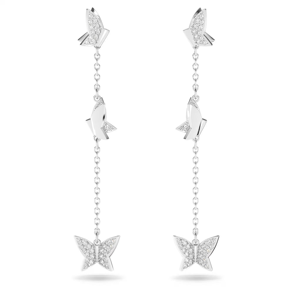 Fabia Butterfly Drop Earrings