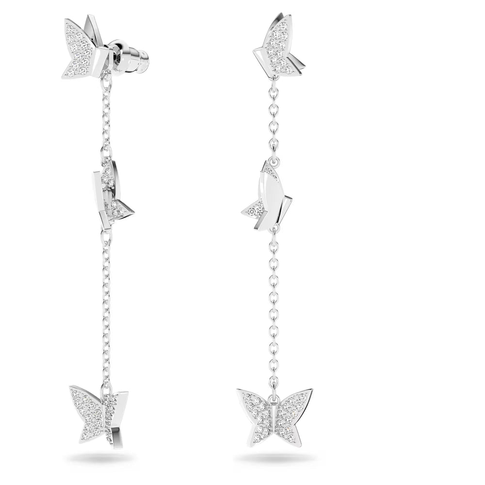 Fabia Butterfly Drop Earrings