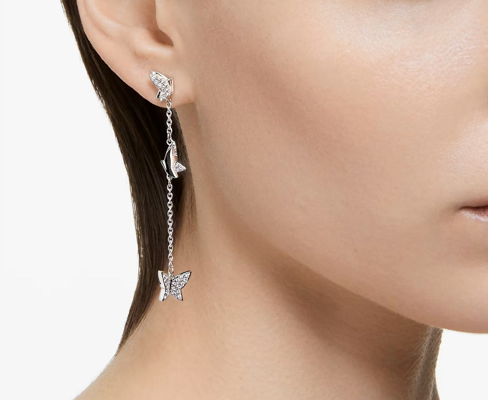 Fabia Butterfly Drop Earrings