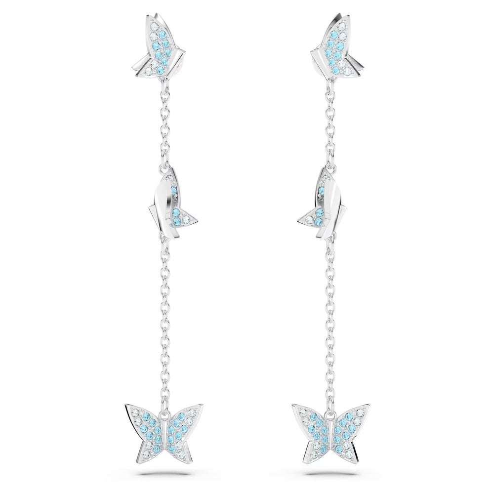Fabia Butterfly Drop Earrings