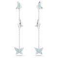 Fabia Butterfly Drop Earrings