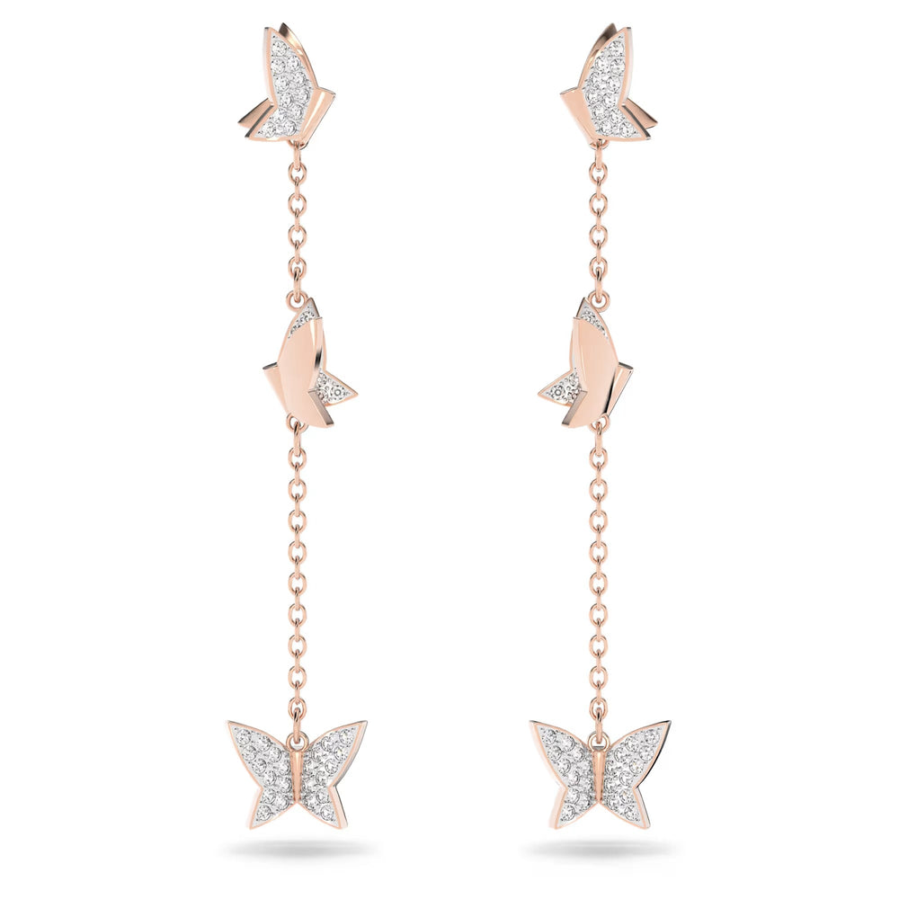 Fabia Butterfly Drop Earrings
