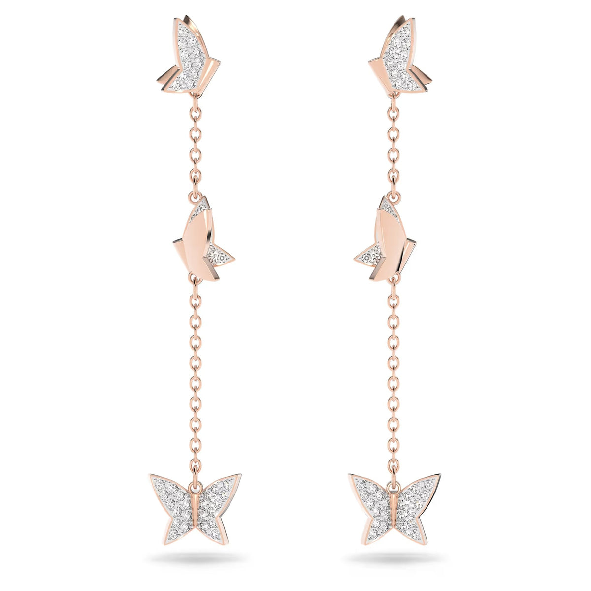 Fabia Butterfly Drop Earrings