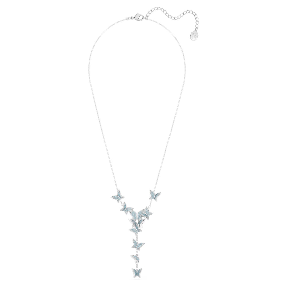 Fabia Y Shape Butterfly Necklace