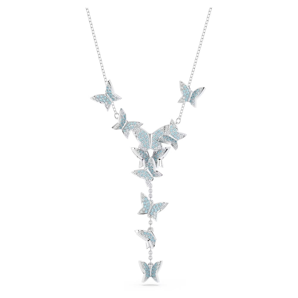 Fabia Y Shape Butterfly Necklace