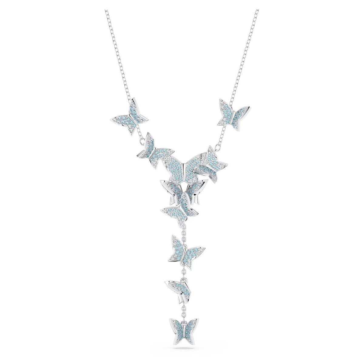 Fabia Y Shape Butterfly Necklace