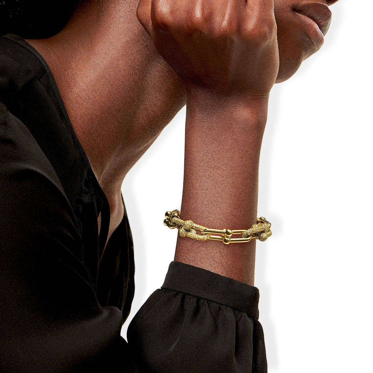 Falkrun 14K Gold Ball Chain Bracelet