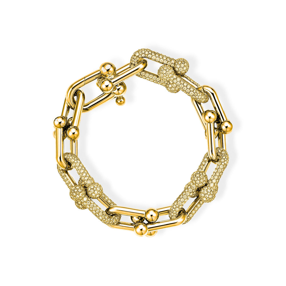 Falkrun 14K Gold Ball Chain Bracelet