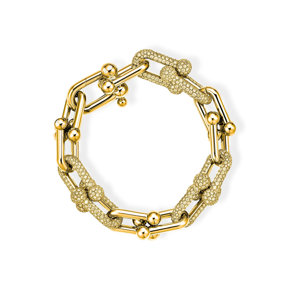 Falkrun 14K Gold Ball Chain Bracelet