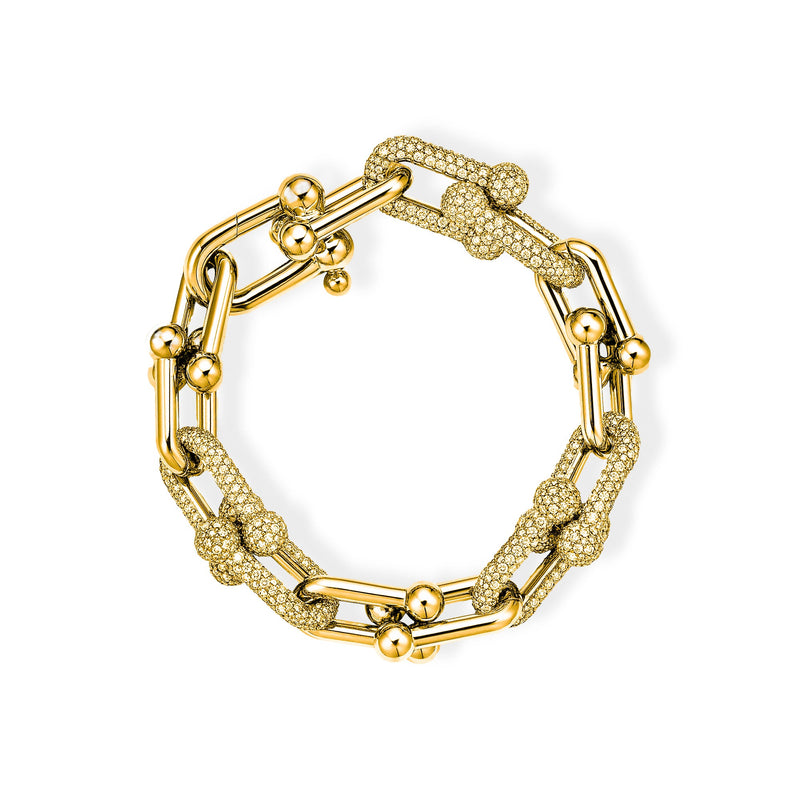 Falkrun 14K Gold Ball Chain Bracelet