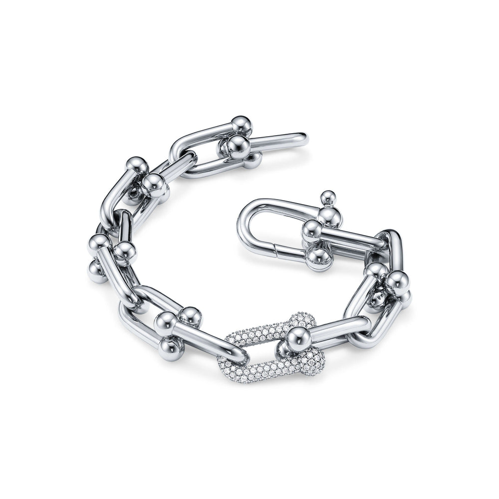 Falkrun 14K Gold Orbital Link Bracelet