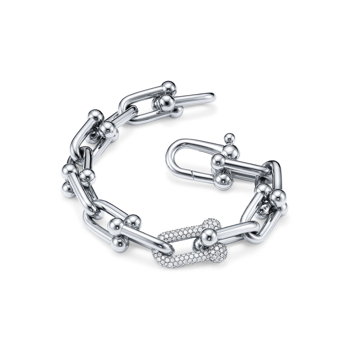 Falkrun 14K Gold Orbital Link Bracelet