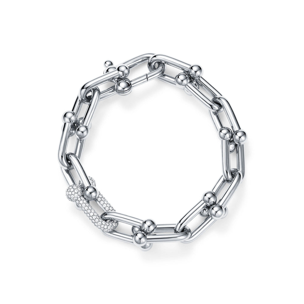Falkrun 14K Gold Orbital Link Bracelet