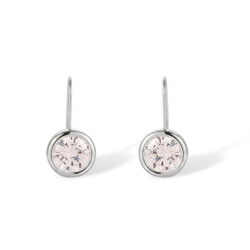 Fastrada 14k Gold Round Bezel Earrings