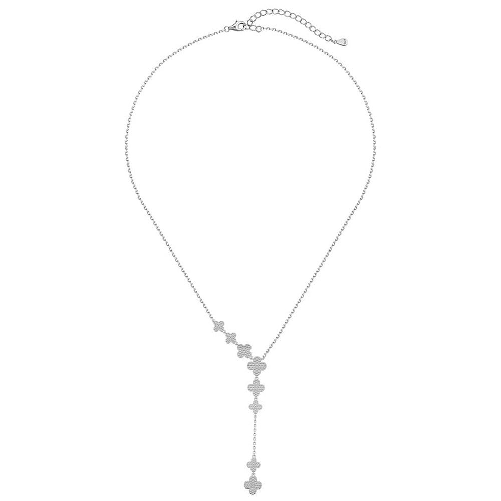 Fastrun 18K Gold Trèfle Y Shape Necklace
