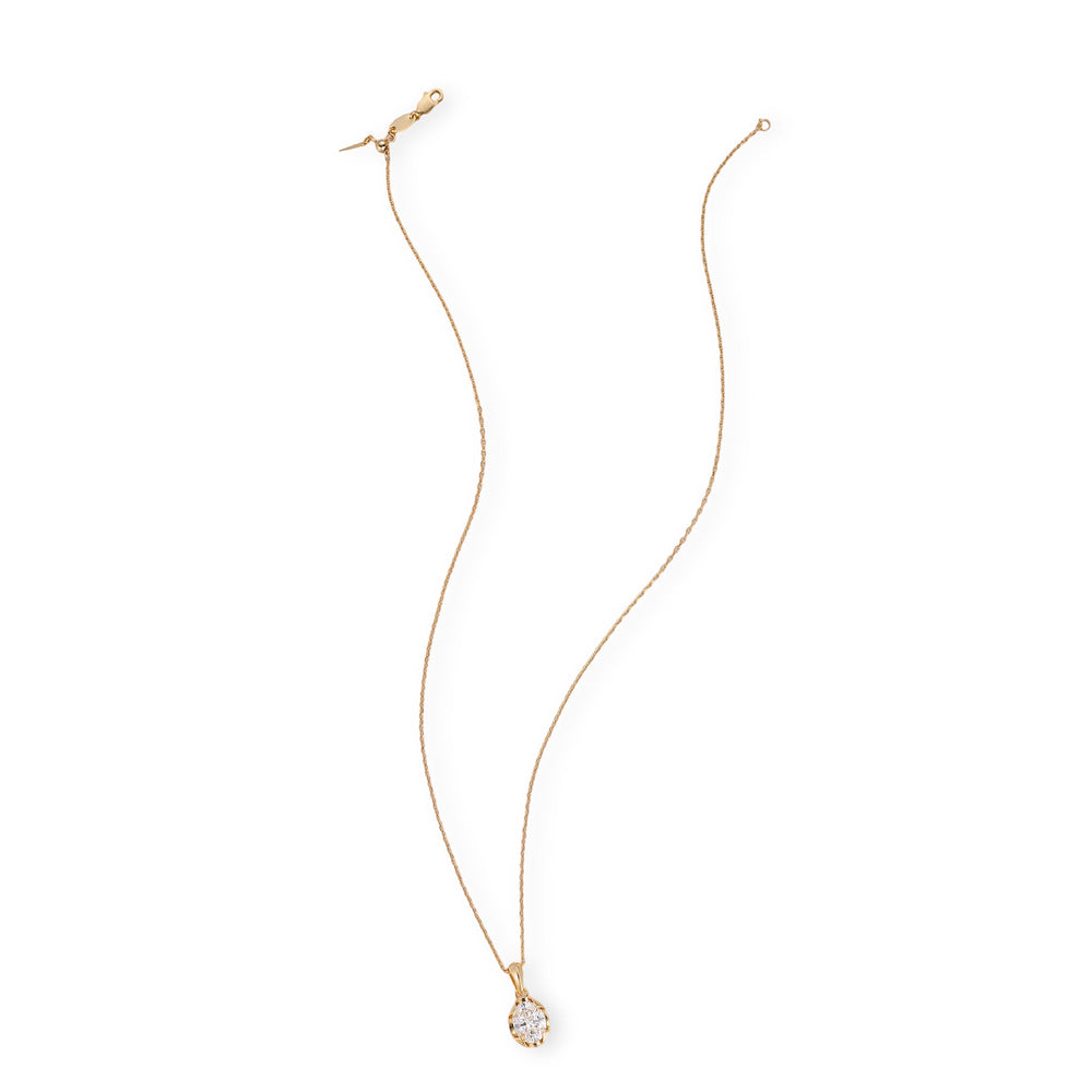 Framlind 14K Gold Oval Neckalce