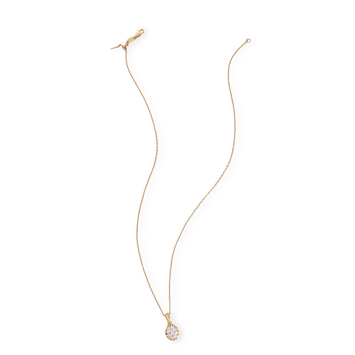 Framlind 14K Gold Oval Neckalce