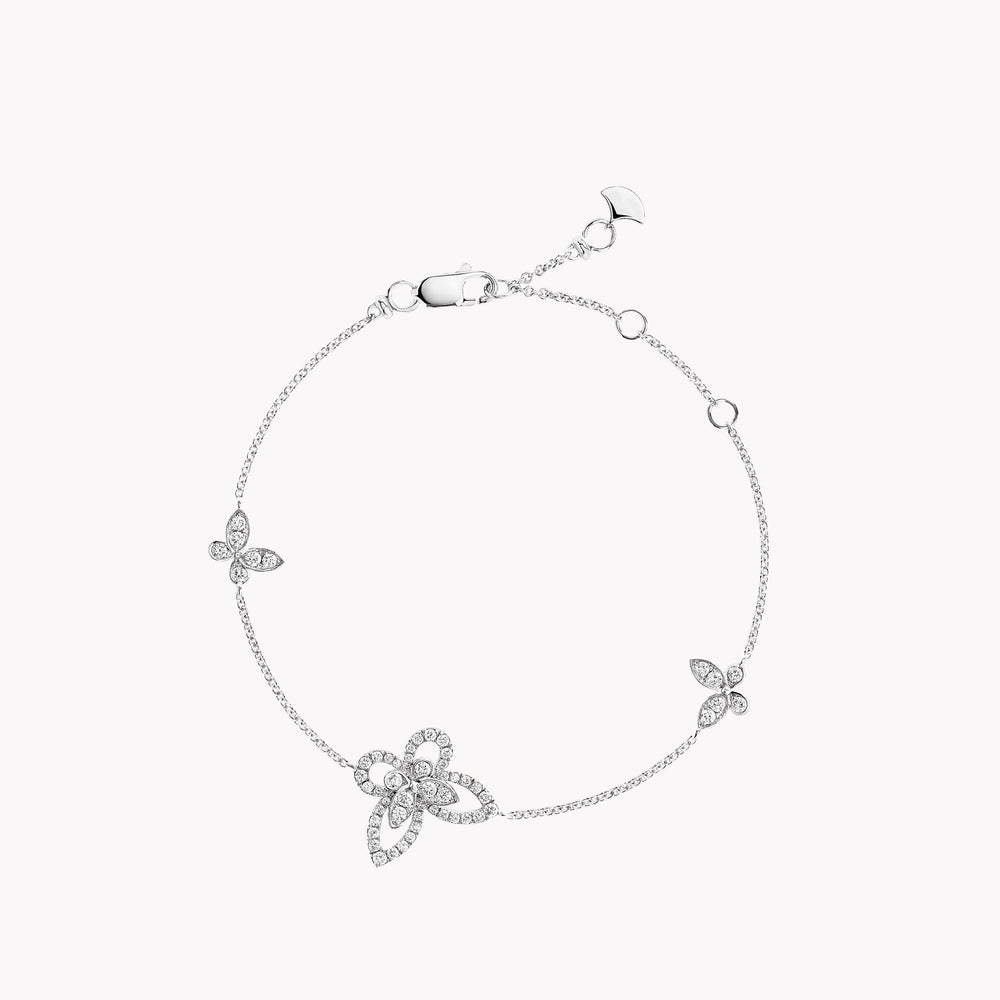 Frangé  White Butterfly Bracelet