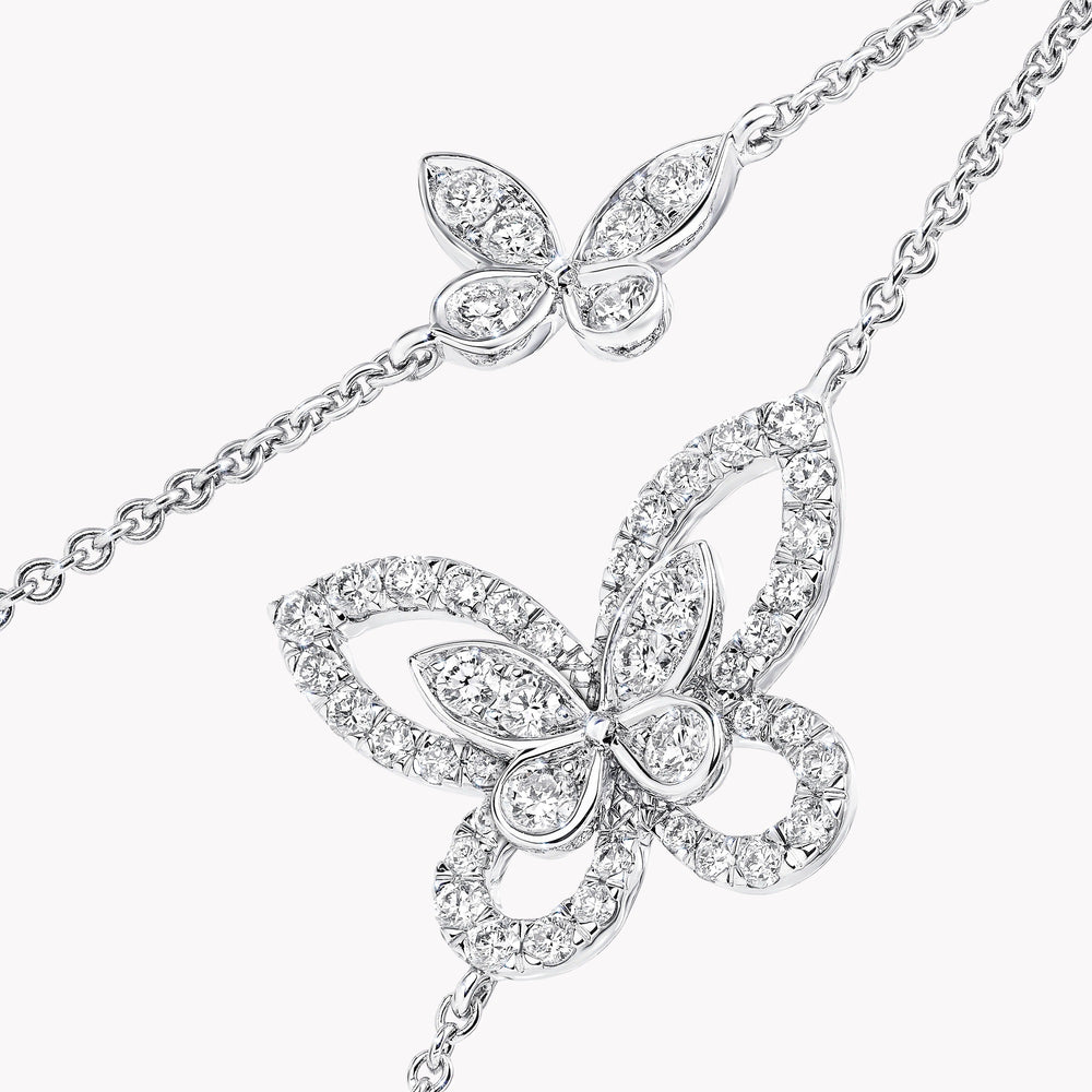Frangé  White Butterfly Bracelet